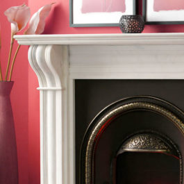 The Dublin Corbell Marble Fireplace